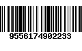 Código de Barras 9556174902233