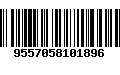 Código de Barras 9557058101896