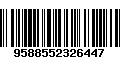 Código de Barras 9588552326447