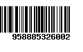 Código de Barras 958885326002