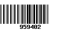 Código de Barras 959402