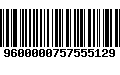 Código de Barras 9600000757555129