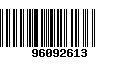 Código de Barras 96092613