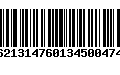 Código de Barras 96213147601345004749