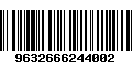 Código de Barras 9632666244002