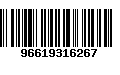 Código de Barras 96619316267