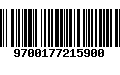 Código de Barras 9700177215900