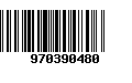 Código de Barras 970390480