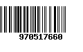 Código de Barras 970517660