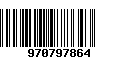 Código de Barras 970797864