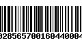 Código de Barras 971028565700160440004030