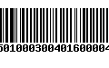 Código de Barras 971501000300401600004438