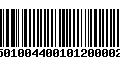 Código de Barras 971501004400101200002533