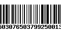 Código de Barras 971503076503799250013305