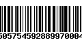 Código de Barras 971505754592889970004321