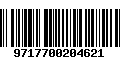 Código de Barras 9717700204621