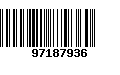 Código de Barras 97187936