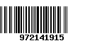 Código de Barras 972141915