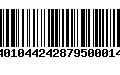 Código de Barras 9740104424287950001409