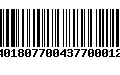 Código de Barras 9740180770043770001209