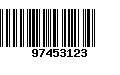 Código de Barras 97453123