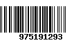 Código de Barras 975191293