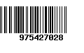 Código de Barras 975427028