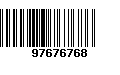 Código de Barras 97676768