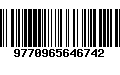 Código de Barras 9770965646742