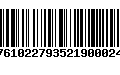 Código de Barras 9776102279352190002400
