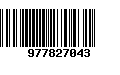 Código de Barras 977827043