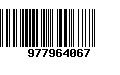 Código de Barras 977964067