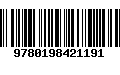 Código de Barras 9780198421191