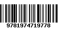 Código de Barras 9781974719778