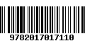 Código de Barras 9782017017110