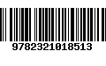 Código de Barras 9782321018513