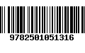 Código de Barras 9782501051316