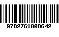 Código de Barras 9782761000642