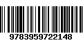 Código de Barras 9783959722148