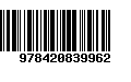 Código de Barras 978420839962