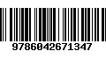 Código de Barras 9786042671347