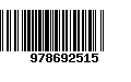 Código de Barras 978692515