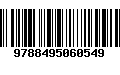 Código de Barras 9788495060549