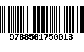 Código de Barras 9788501750013