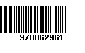 Código de Barras 978862961