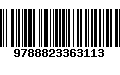 Código de Barras 9788823363113