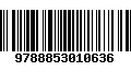 Código de Barras 9788853010636