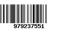 Código de Barras 979237551