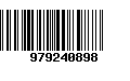 Código de Barras 979240898