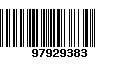 Código de Barras 97929383